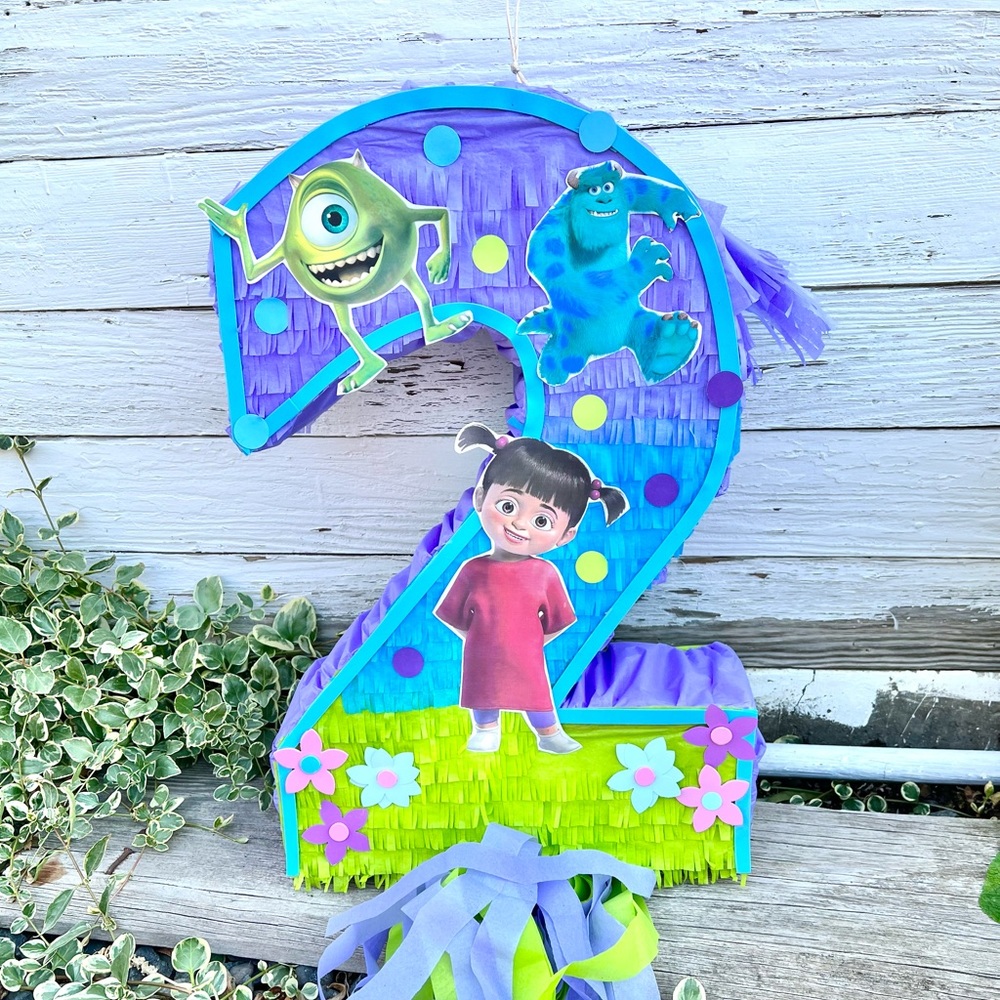 Monster Inc Number Two Piñata